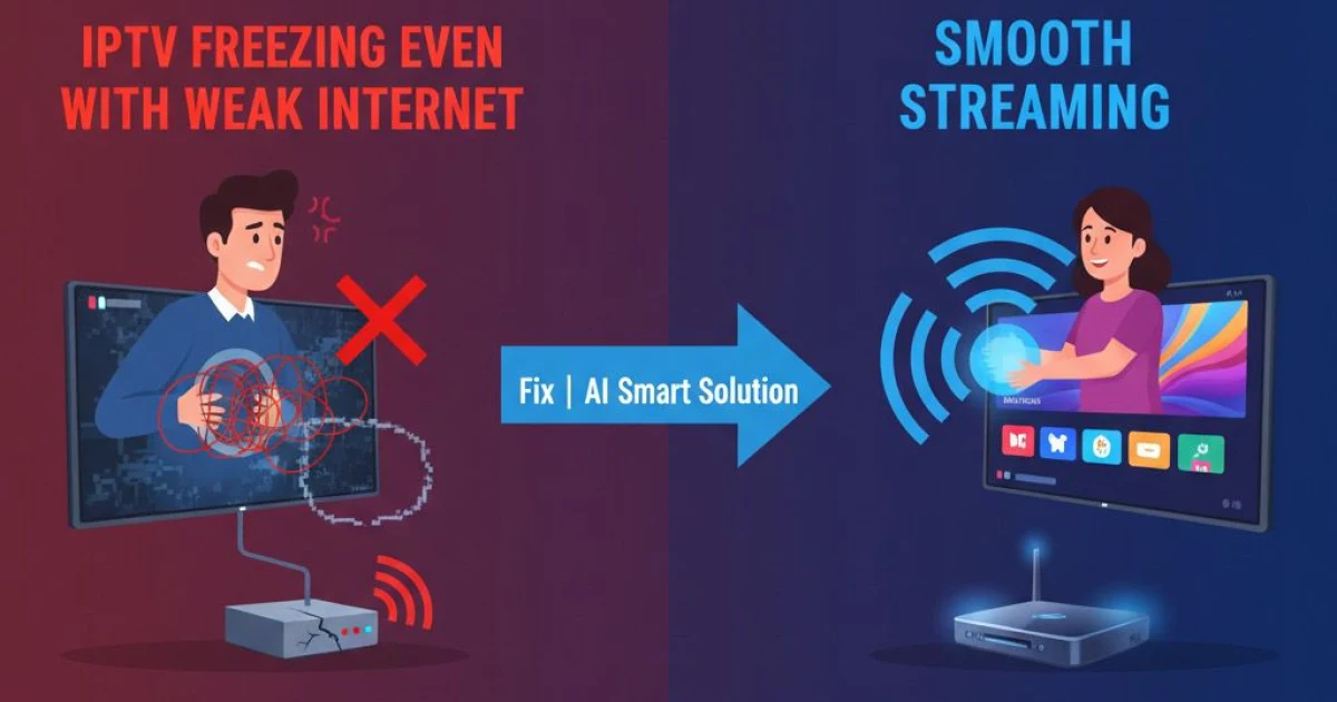 Fix IPTV Freezing Even with Weak Internet | Best 2025 Guide